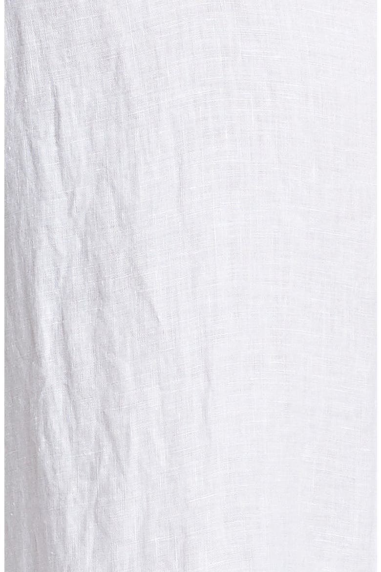 Wide Leg Linen Pants, Alternate, color, WHITE
