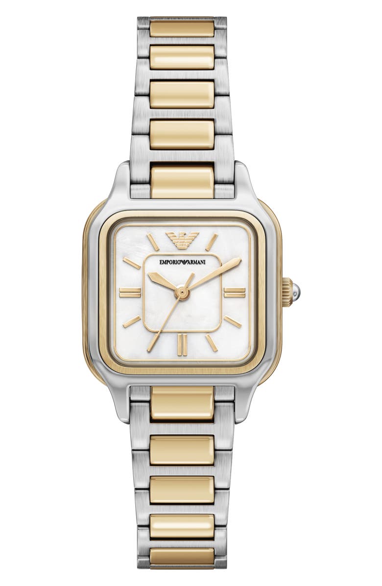 Emporio Armani Cecilia Mother-of-Pearl Bracelet Watch, 26mm x 26.5mm, Main, color, 