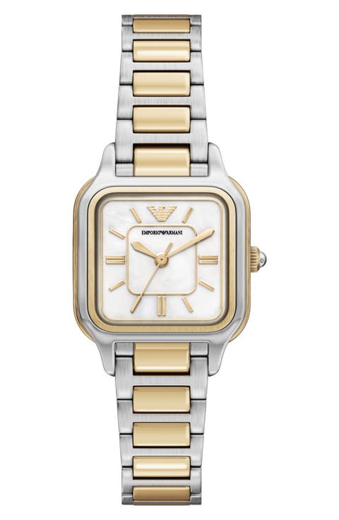 Mother-of-Pearl Bracelet Watch, 26mm x 26.5mm
