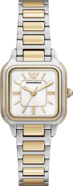 Emporio Armani Mother-of-Pearl Bracelet Watch, 26mm x 26.5mm
