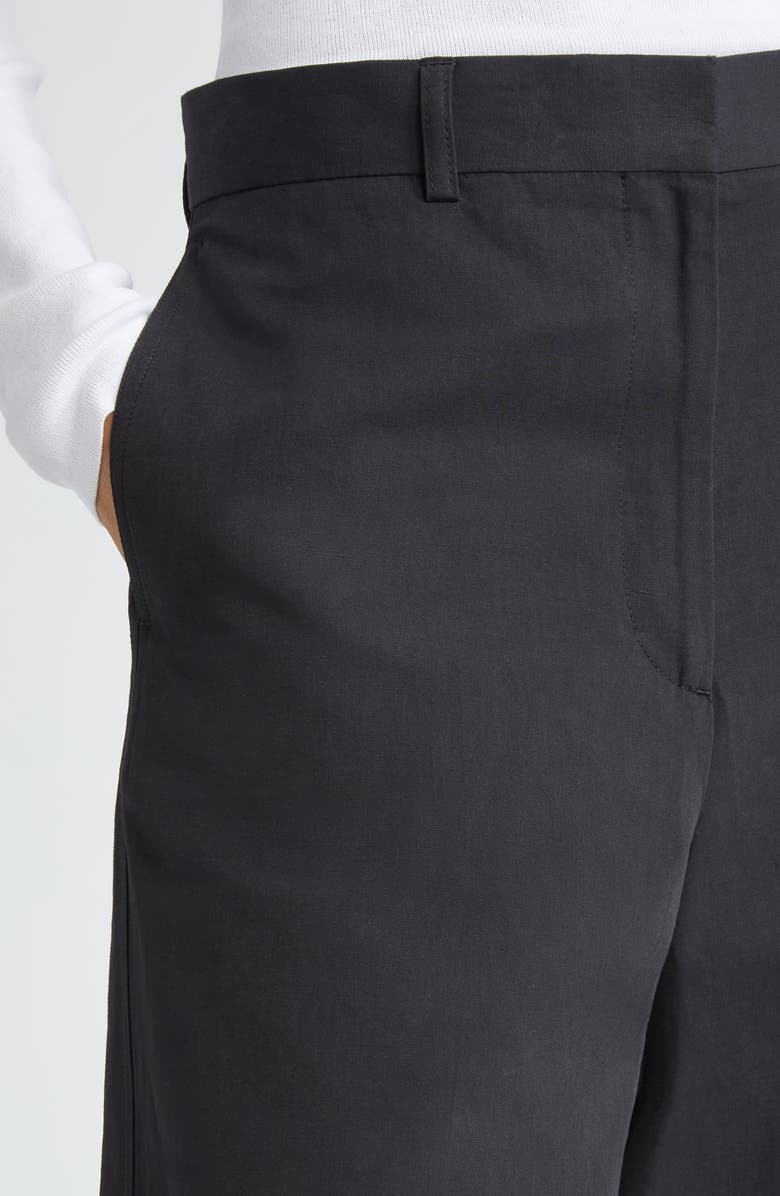 TOTEME Tailored Longline Shorts, Alternate, color, Black