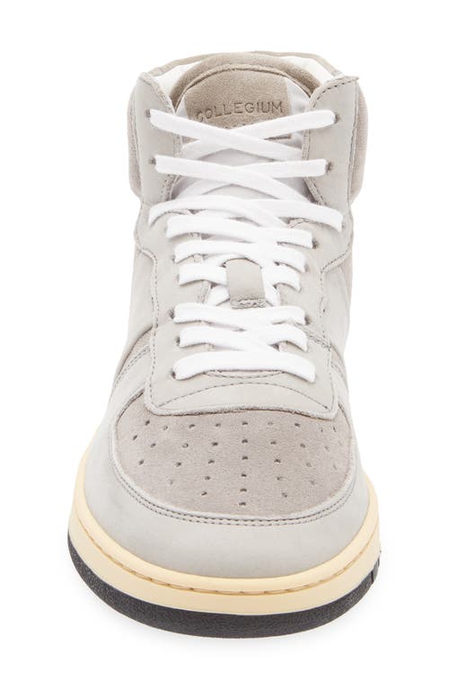 Collegium Pillar Destroyer High Top Sneaker In Gray