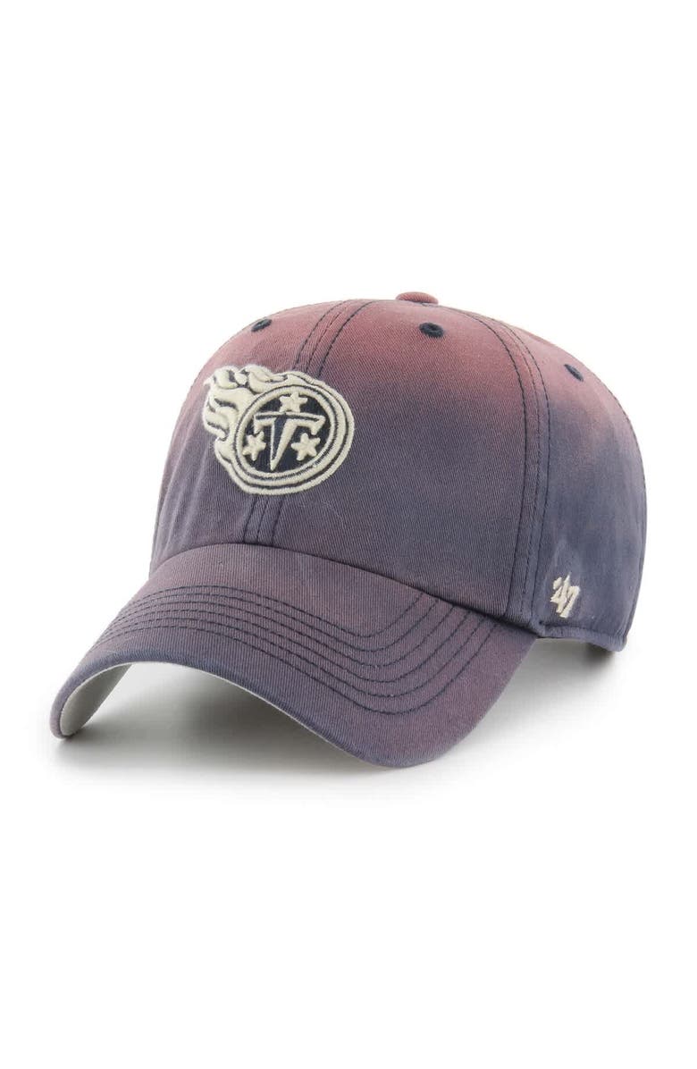 '47 Men's '47  Navy Tennessee Titans Dusted Relaxed Clean Up Adjustable Hat, Main, color, Navy