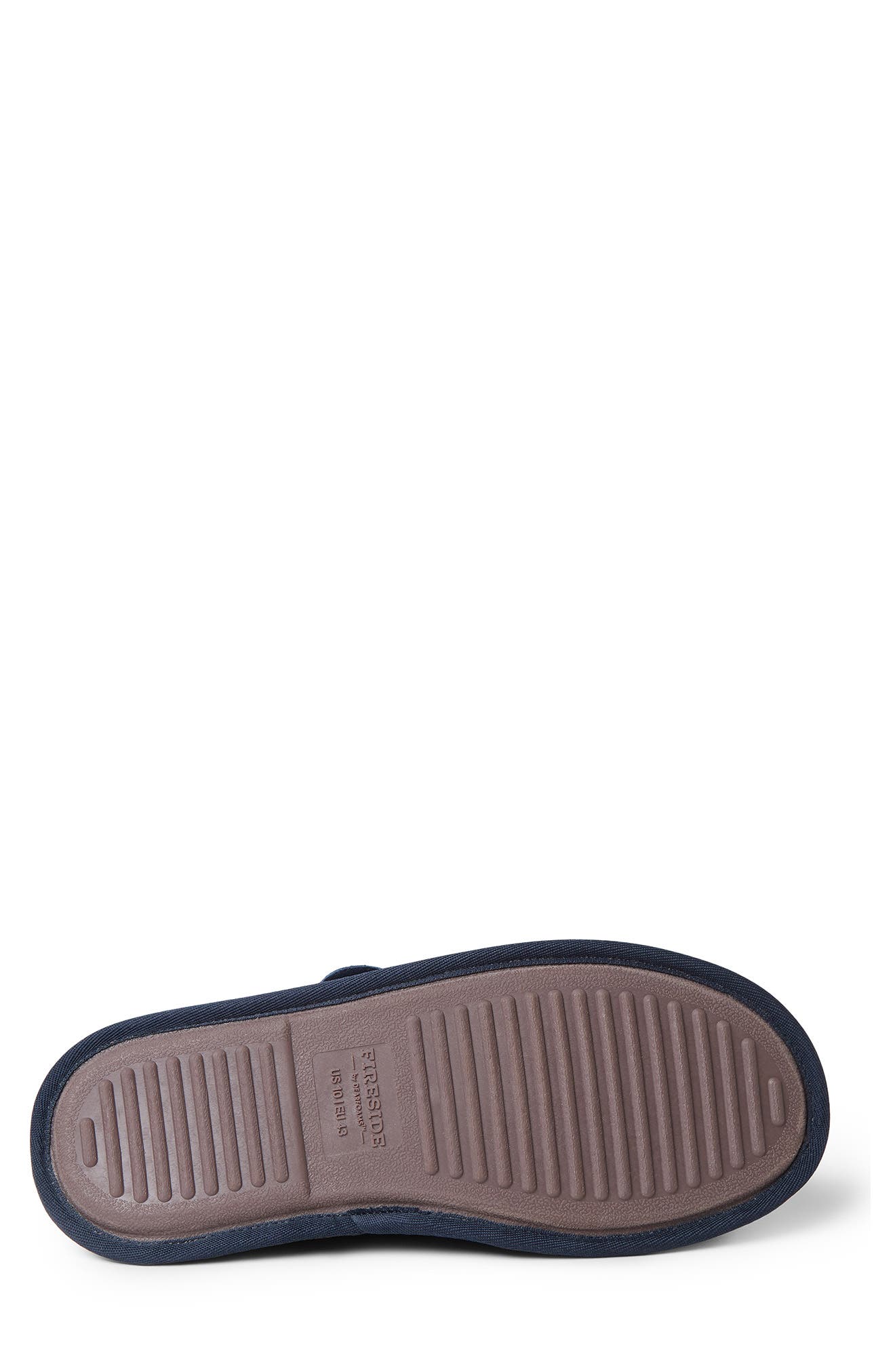 Warwick Genuine Shearling Scuff Slipper, Alternate, color, NAVY