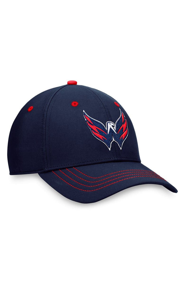 FANATICS Men's Fanatics Branded Navy Washington Capitals Authentic Pro Rink Flex Hat, Alternate, color, Navy