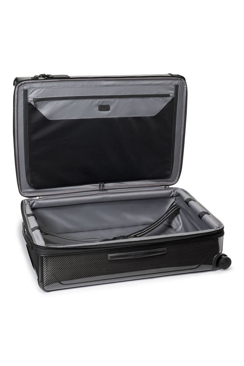 Tegra-Lite® X-Large Expandable Checked Luggage, Alternate, color, BLACK/ GRAPHITE