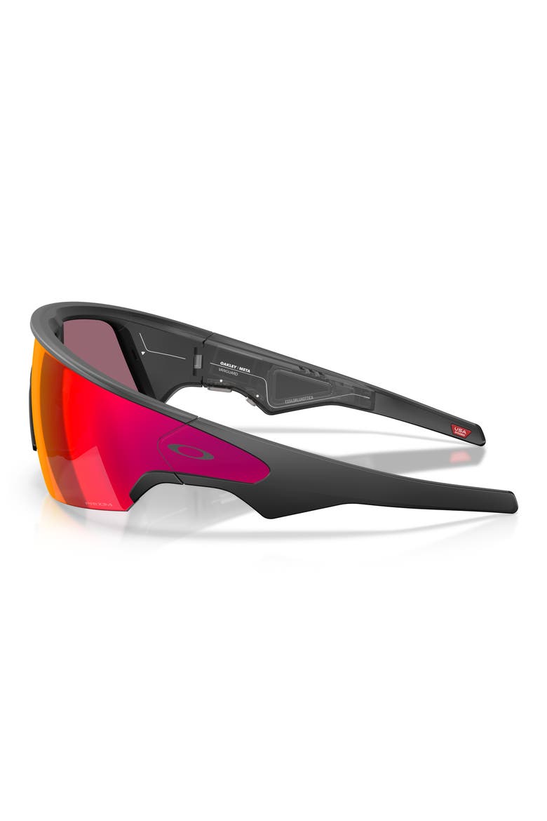 Vanguard 152mm Shield Sunglasses, Alternate, color, BLACK / PRIZM ROAD