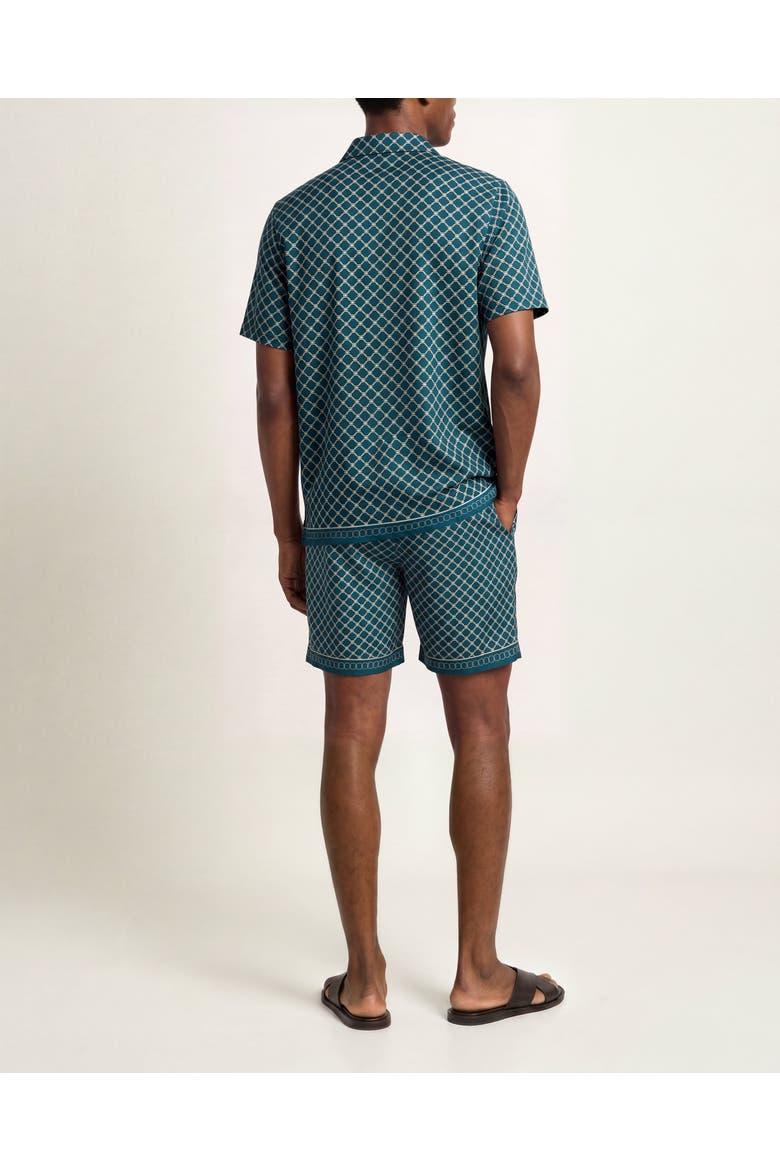 Maitan Printed Lyocell Shirt in Tessoro, Alternate, color, LARIO GREEN