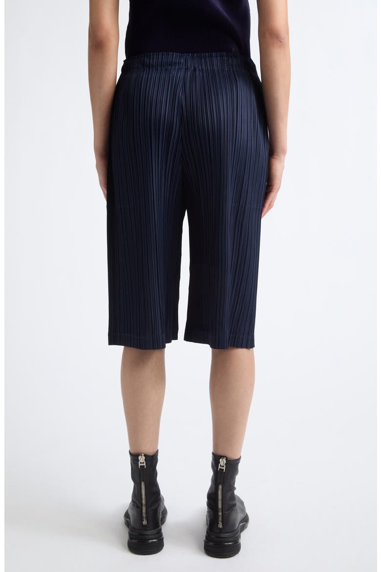 Thicker Bottoms 2 Pleated Bermuda Short, Alternate, color, NAVY