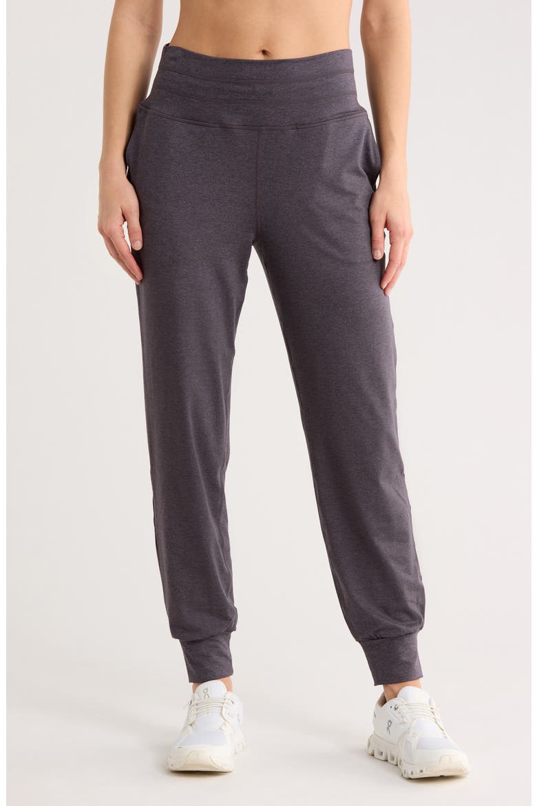 Gaia Long Pocket Joggers, Main, color, URBAN GREY MARL