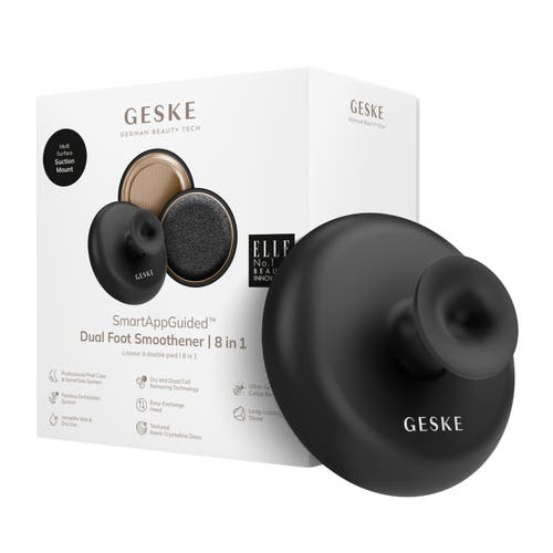 Geske Smartappguided Dual Foot Smoothener | 9 In 1 - Gray In Gray