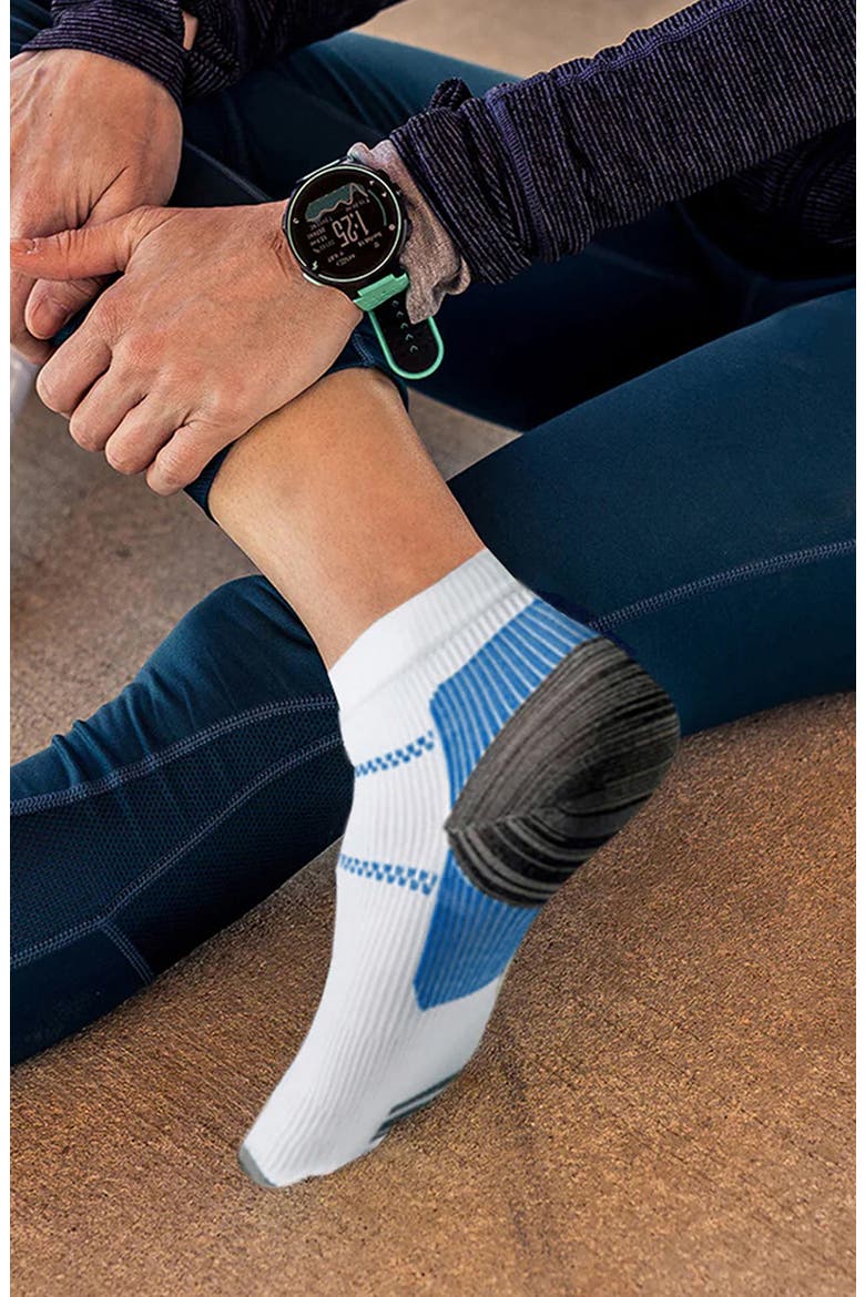 Gender Inclusive Assorted 6-Pack High Energy Compression Ankle Socks, Alternate, color, ASSORTED