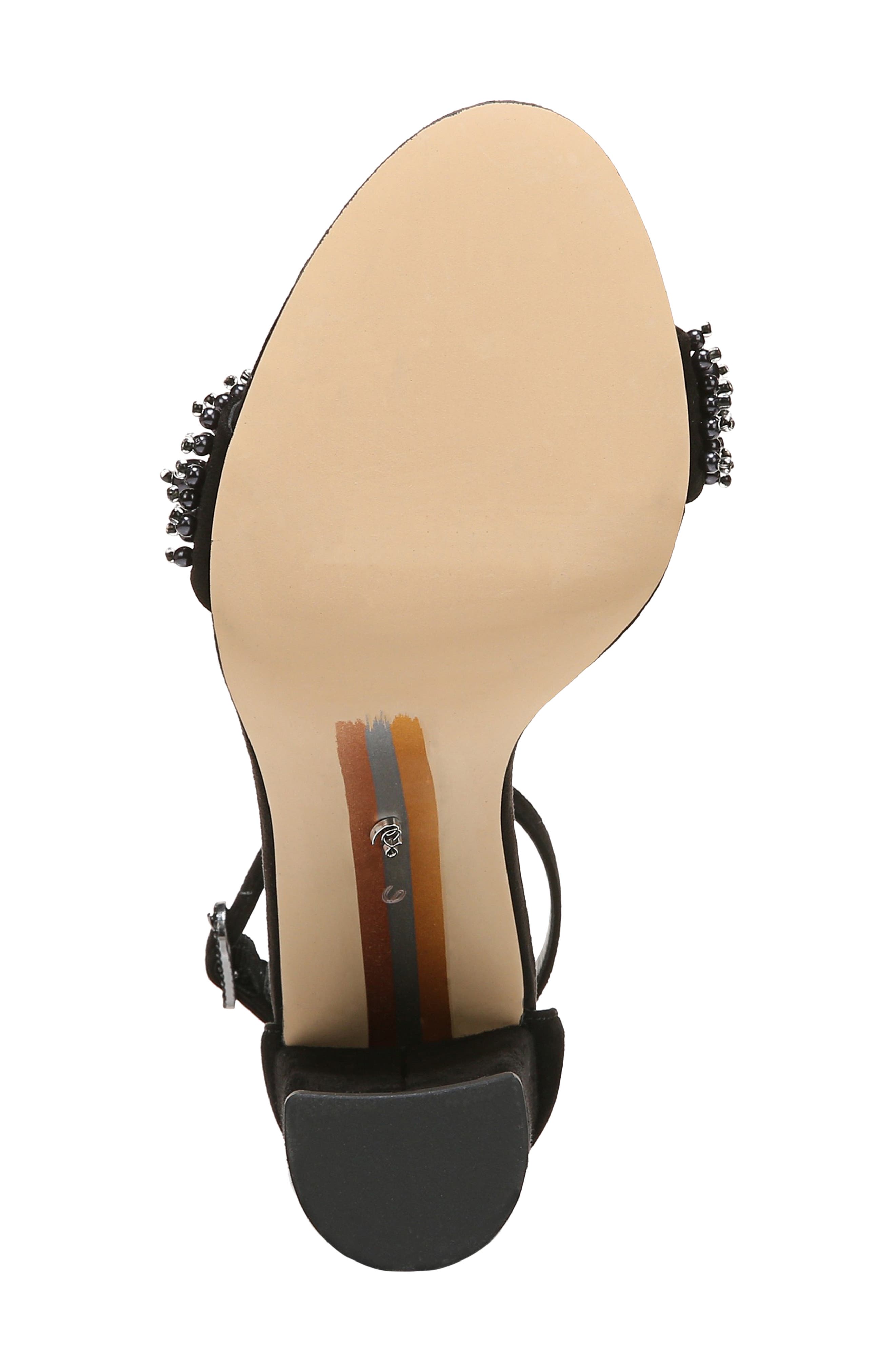 Sam Edelman Yaro Perla Beaded Block Heel Sandal, Alternate, color, 