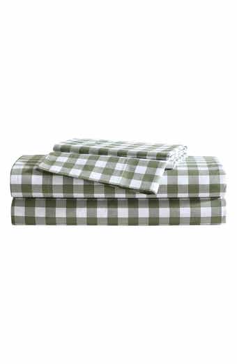 Eddie Bauer Preston Check Cotton Percale Sheet Set