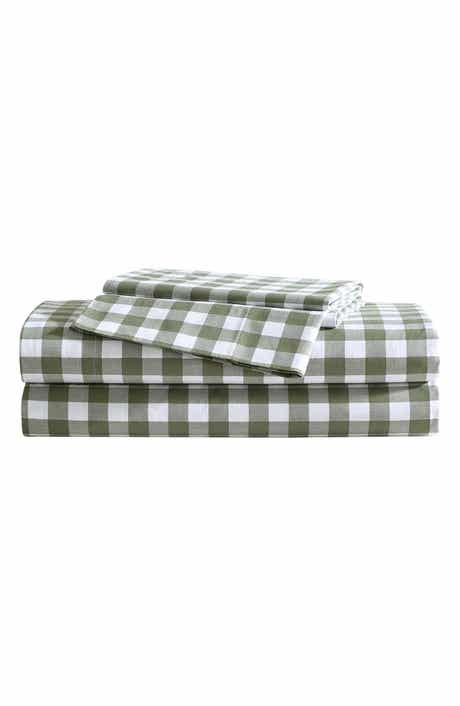 Eddie Bauer Preston Check Cotton Percale Sheet Set