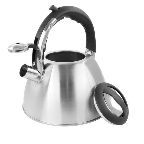 Mr Coffee Mr. Coffee 3 Quart Stainless Steel Whistling Tea Kettle In Silver