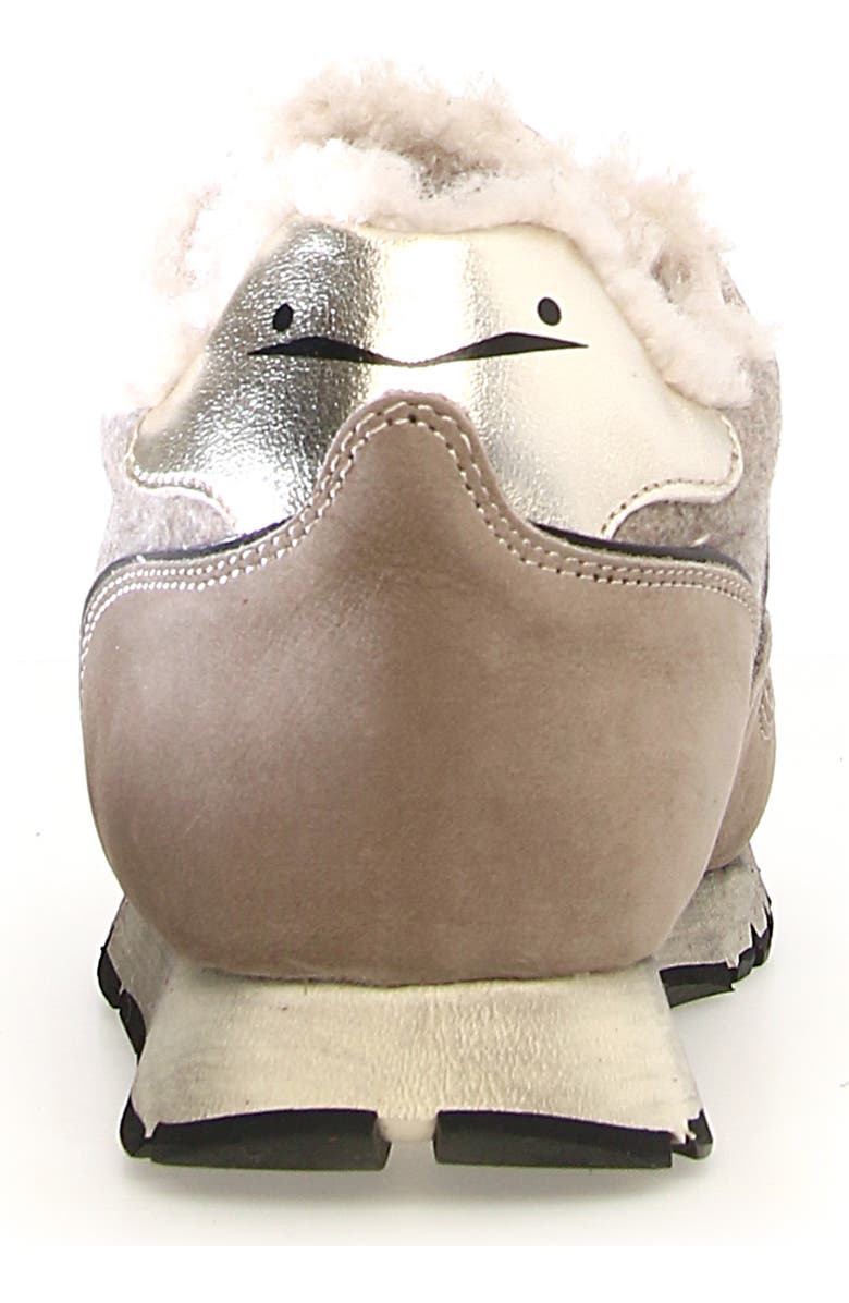 Voile Blanche Julia Genuine Shearling Sneaker, Alternate, color,