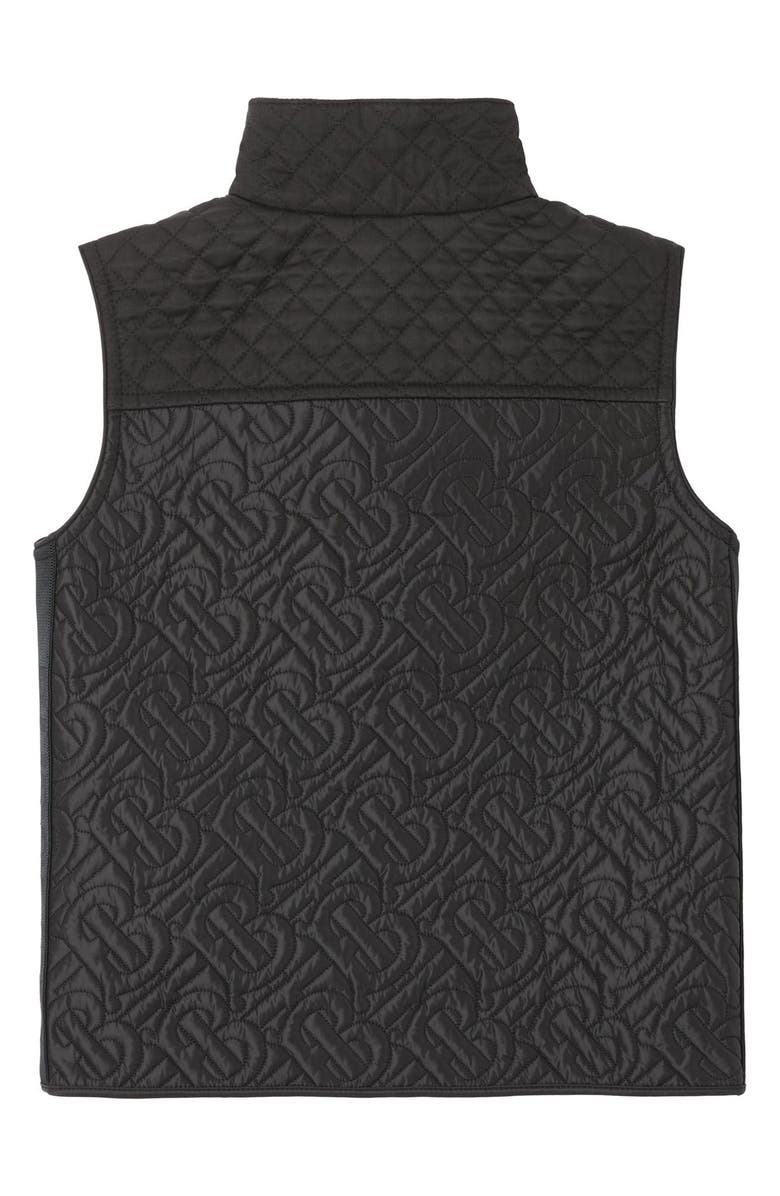 Burberry Kids' Giaden TB Monogram Quilted Vest, Alternate, color, 