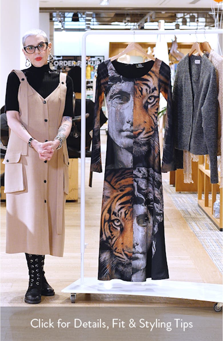 You Are Art Long Sleeve Maxi Dress, sales video thumbnail