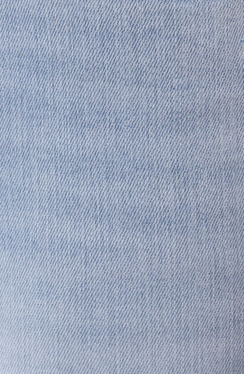 Bayeas Frayed High Waist Ankle Bootcut Jeans, Alternate, color, Light Blue