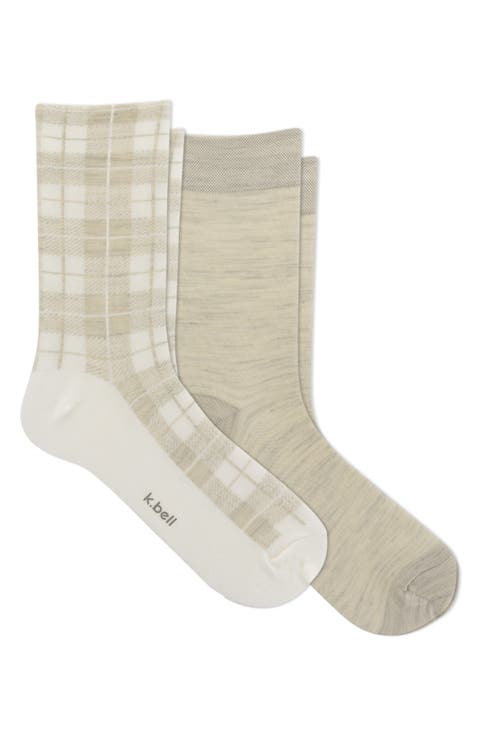 2-Pack Crew Socks