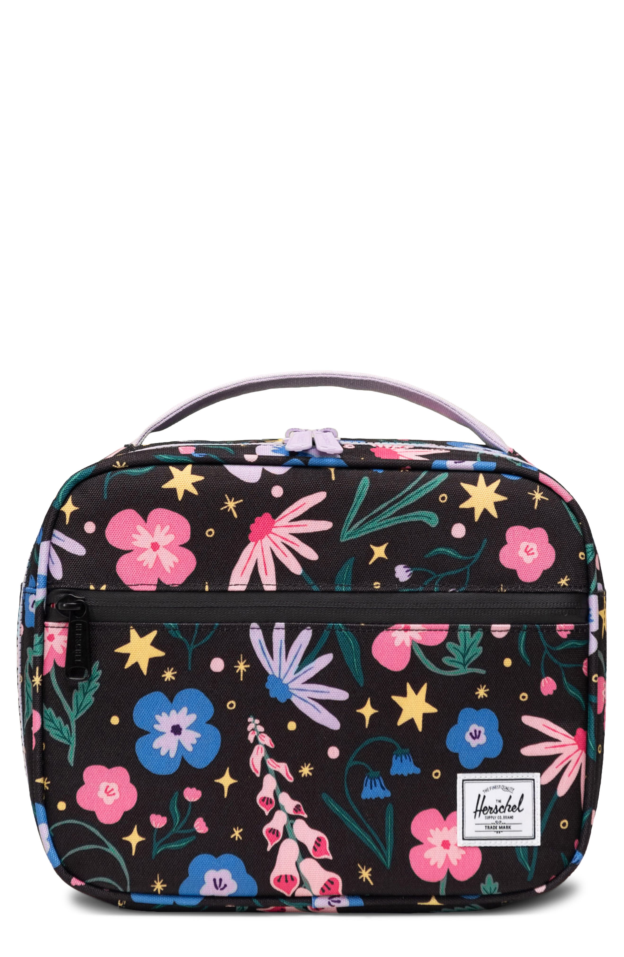 Herschel Supply Co. Kids' Pop Quiz Lunch Bag, Main, color, Enchanted Garden