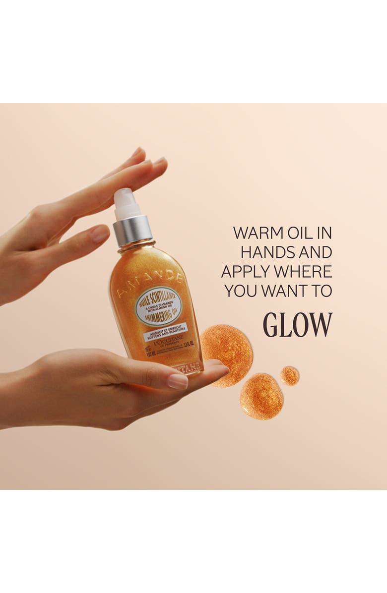 L'Occitane Shimmering Body Oil, Alternate, color,