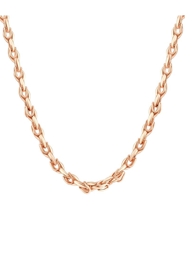 14k Gold 87 Gram Solid Men's Necklace 20" Chain, Main, color, 14k Rose Gold