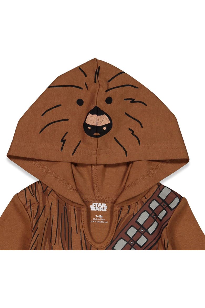 3-Pack Hooded Bodysuits, Alternate, color, Star Wars Multicolor