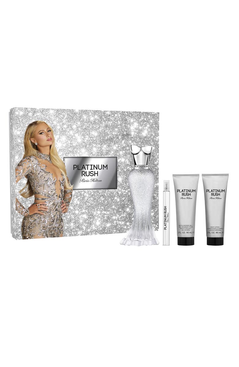PARIS HILTON Platinum Rush Eau de Parfum 4-Piece Gift Set, Alternate, color,