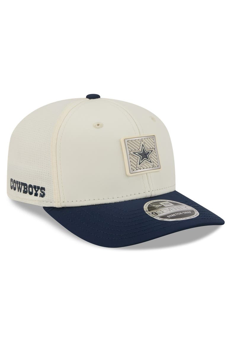 Men's New Era  Cream/Navy Dallas Cowboys 2026 NFL Training Camp 9SEVENTY Adjustable Hat, Main, color, Cream