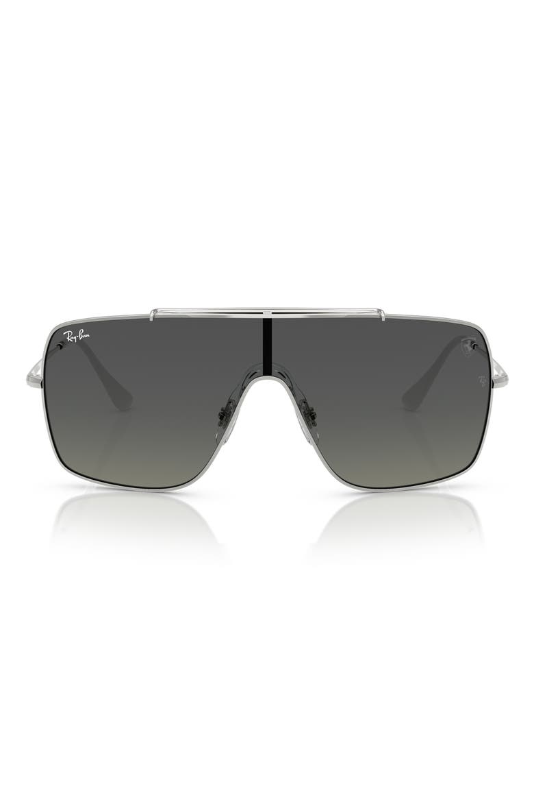 Wings 59mm Gradient Square Sunglasses, Main, color, SILVER