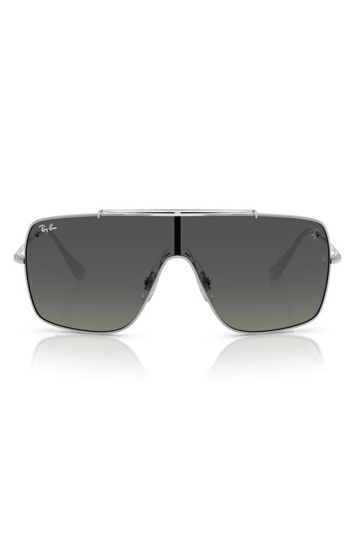 Ray Ban Ray-ban Wings 59mm Gradient Square Sunglasses In Silver