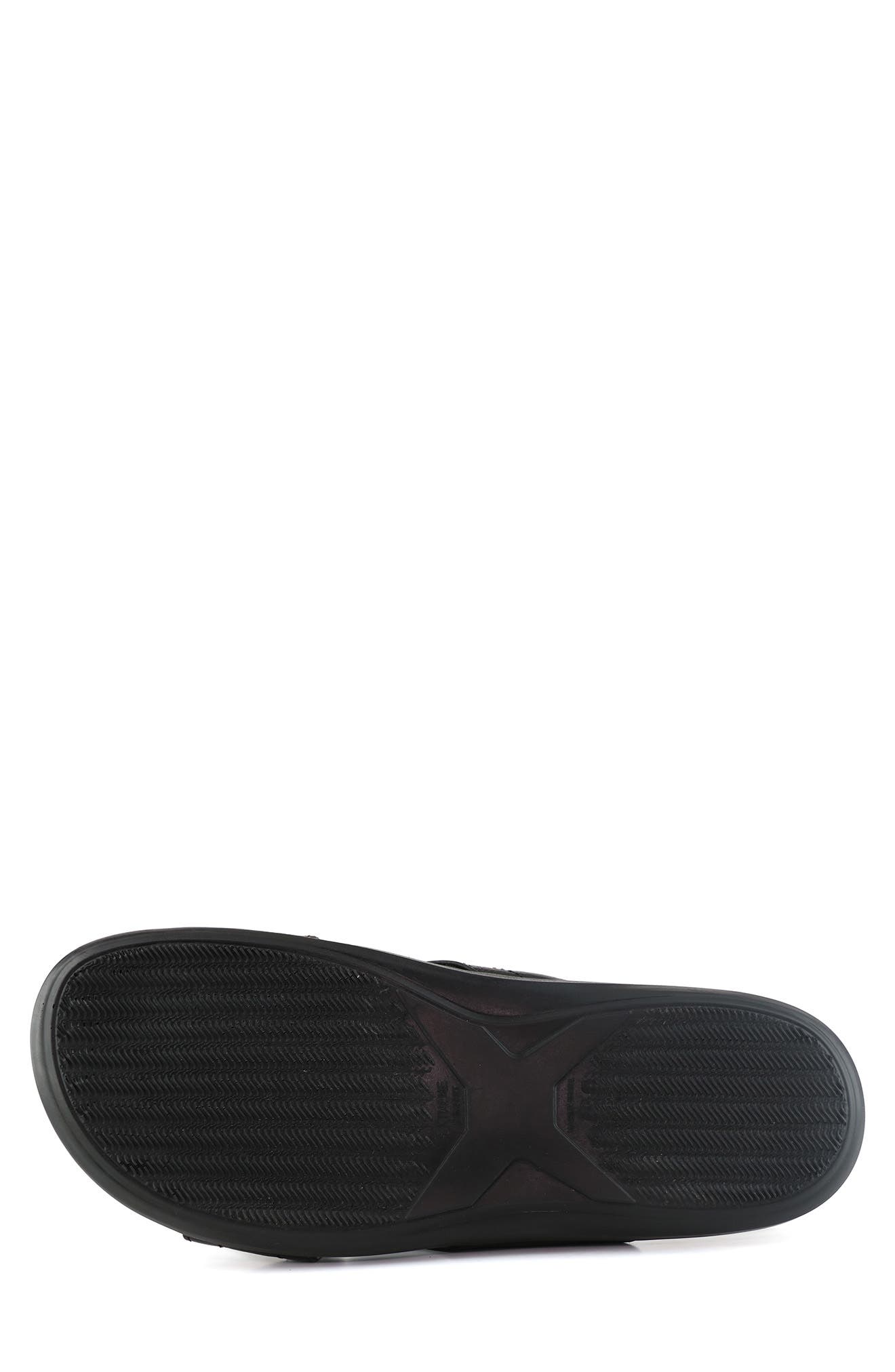 Marc Joseph New York Boone Ave Slide Sandal, Alternate, color, Black Grainy