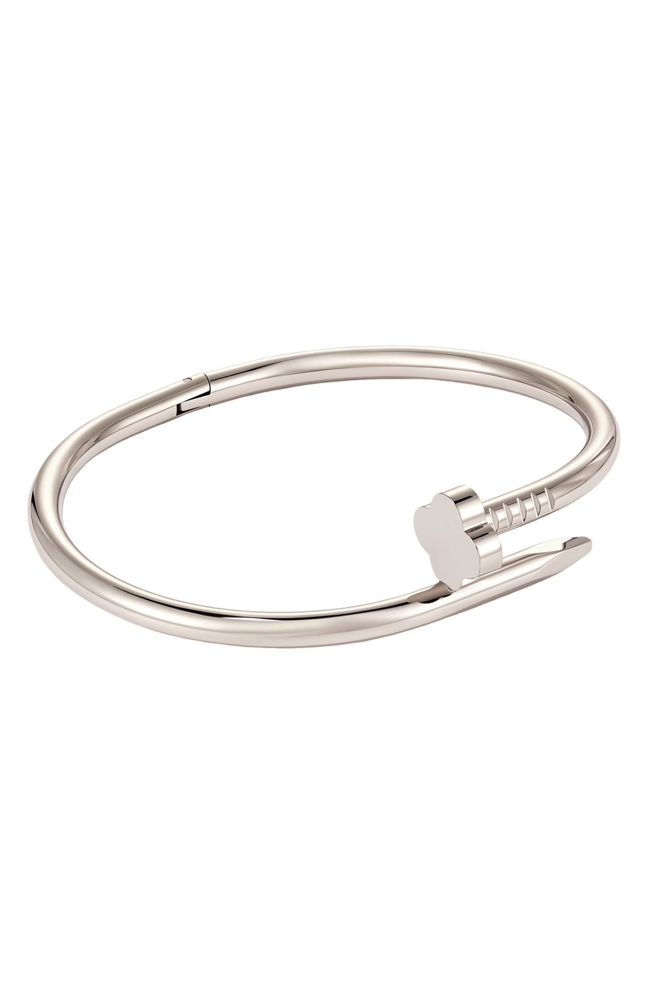 Clover Bypass Cuff Bracelet