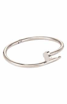 Clover Bypass Cuff Bracelet