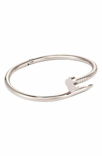 Clover Bypass Cuff Bracelet