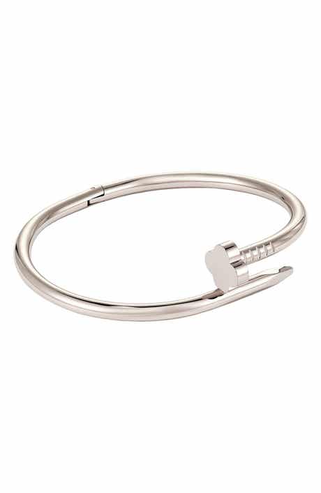 Clover Bypass Cuff Bracelet
