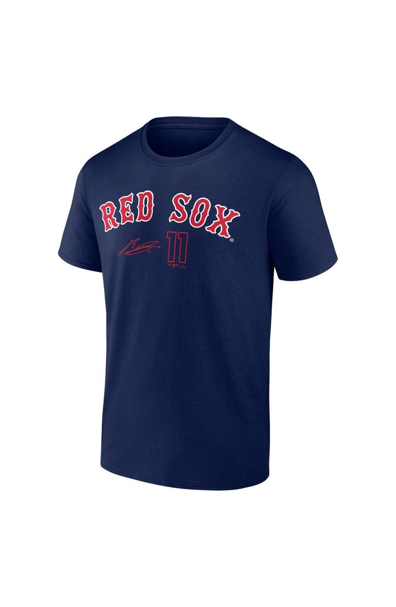 FANATICS Men's Fanatics Branded Rafael Devers Navy Boston Red Sox Player Name & Number T-Shirt, Alternate, color, 