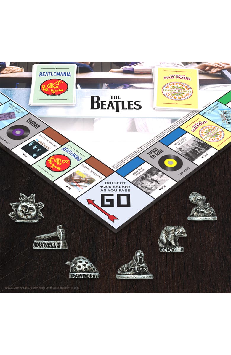 Monopoly The Beatles Strategy Board Game, Alternate, color, Multicolored