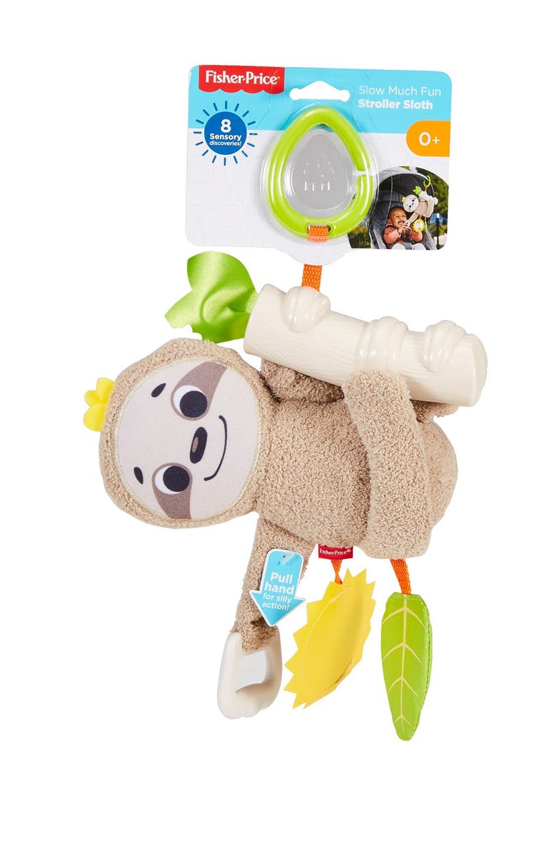 FISHER PRICE Slow Much Fun Stroller Sloth, Main, color, Asst