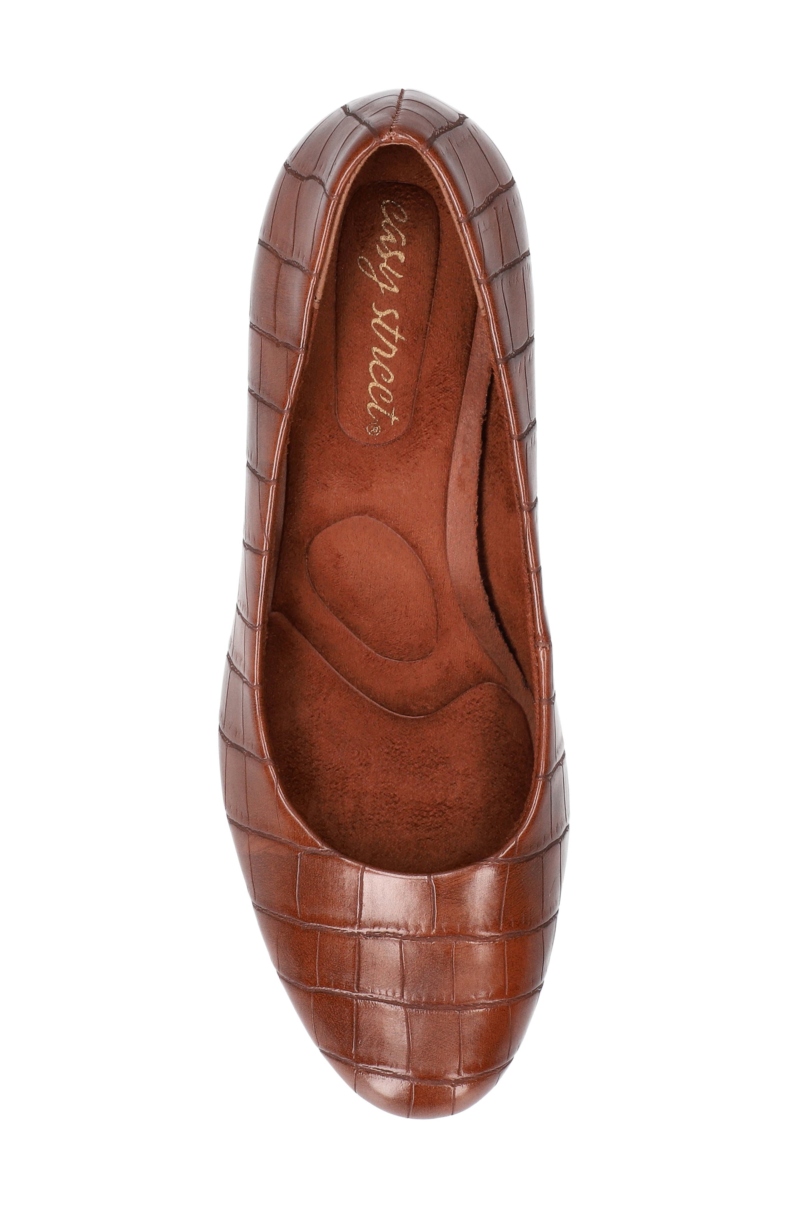 EASY STREET Equinox Pump, Alternate, color, Tan Croco
