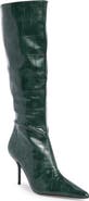 Steve Madden Pallmer Croc Embossed Faux Leather Boot
