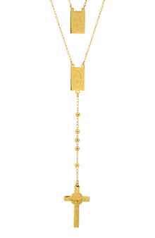 Men's Sacred Heart 18k Gold Plated Pendant Necklace