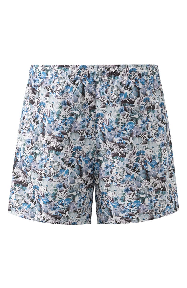Eton Print Swim Trunks, Alternate, color, Blue Multi