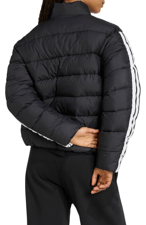 Adidas Originals Adidas Climawarm 3-stripes Puffer Jacket In Black