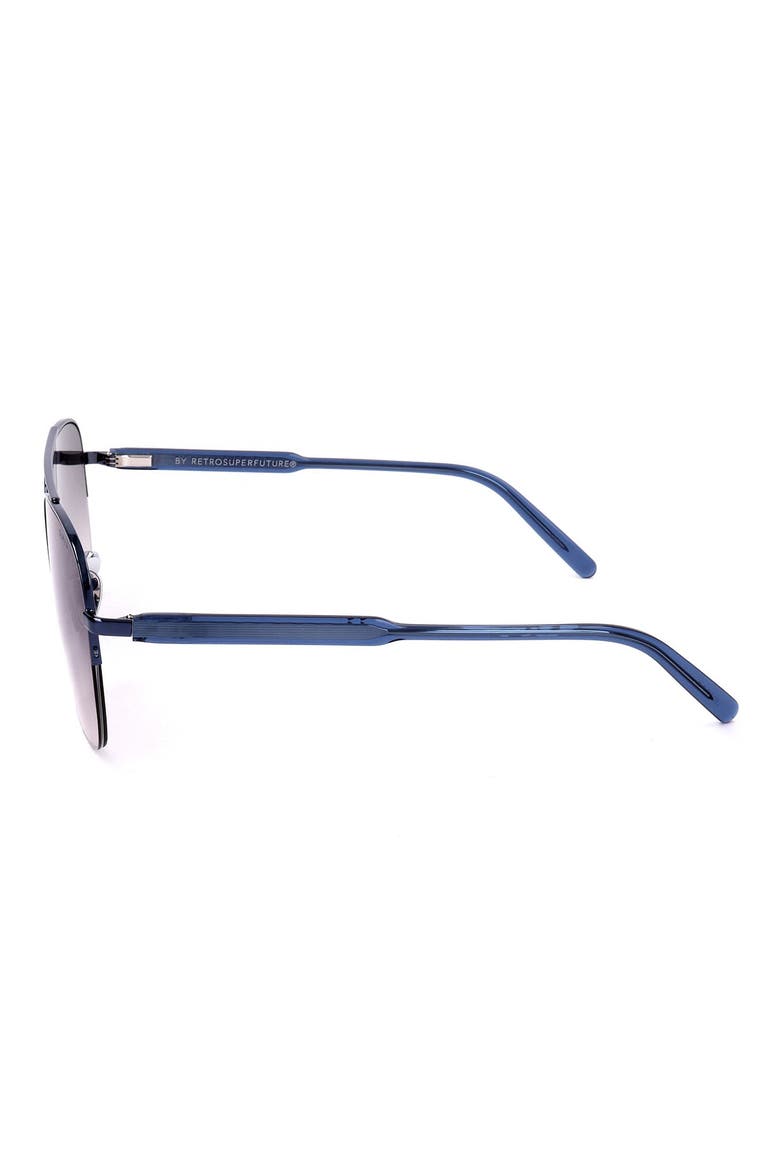 48mm Aviator Sunglasses, Alternate, color, BLUE