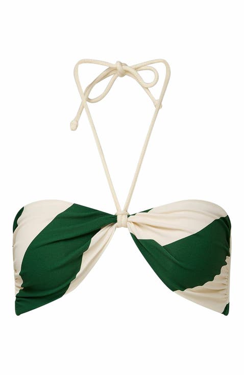 Rope Tie Halter Bikini Top