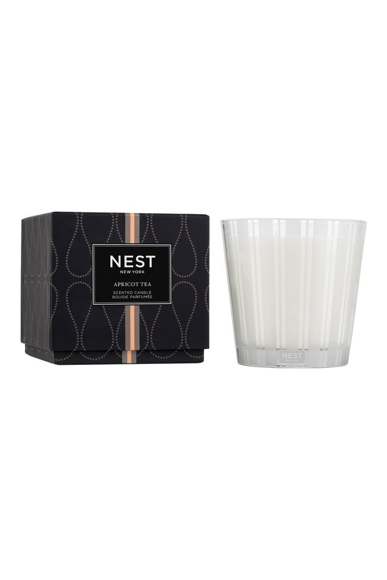 Apricot Tea Scented Candle, Alternate, color, NO COLOR