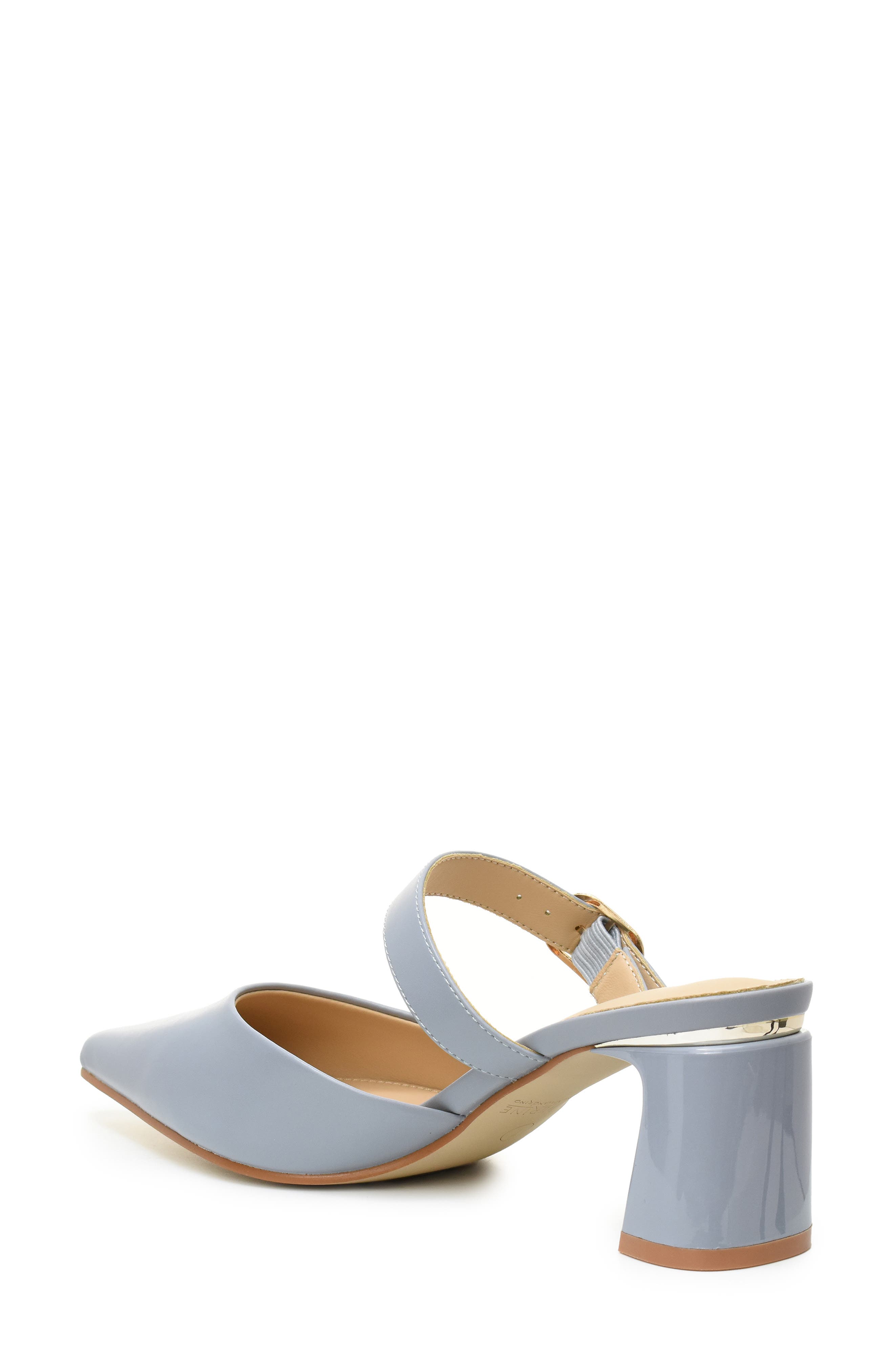 Catherine Catherine Malandrino Belky Buckle Mule Pump, Alternate, color, Dusty Blue